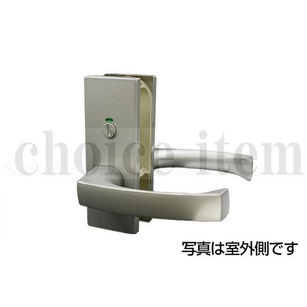送料無料 ダイケン 室内ドア 開き戸 レバーハンドル・座セット NBデザイン 角長座 表示錠 newRIII シルバー 品番：RX5A13ZSF (廃盤の為 梱包内容変更）