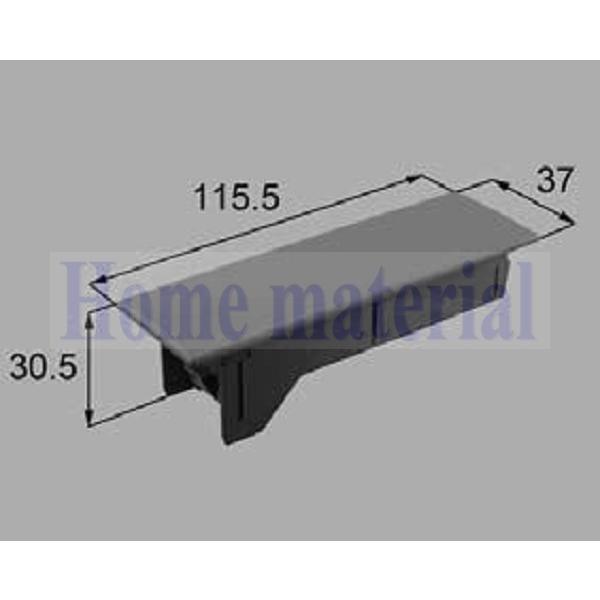 送料込み 新日軽 車庫用門扉 引戸キャップ 縦框キャップ（下） CY1498B 梱包入数 1個 適用商品 エクジス引戸Bシリーズ（開き戸・引戸） ニューエクジス引戸シリーズ