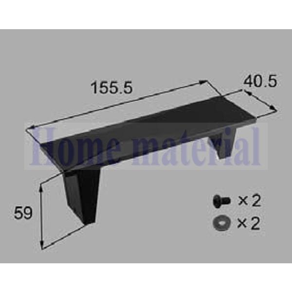送料込み LIXIL 新日軽 エクステリア 補修部品 門扉 縦框キャップ (上下兼用)【在庫限り】S8K716