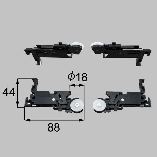 送料無料 左右セット リクシル LIXIL 新日軽 部品 網戸 引き違い網戸 戸車 下戸車 部品番号 S8LC1082 （NETSS00012） 左右 1梱包