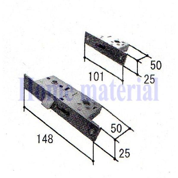 三協アルミ 勝手口ドア 部品 レバーハンドル 錠ケース バックセット ドアラッチ 部品番号 WD4170 1SET