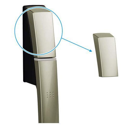 送料込み YKK 電気錠 スマートコントロールキー用 交換用シリンダーカバー ゴールド YSHHW-2K37619B