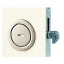 送料無料 WOODONE ウッドワン ドア 錠ケース 引き戸後付間仕切り錠セット クロームK型 ZH22K2