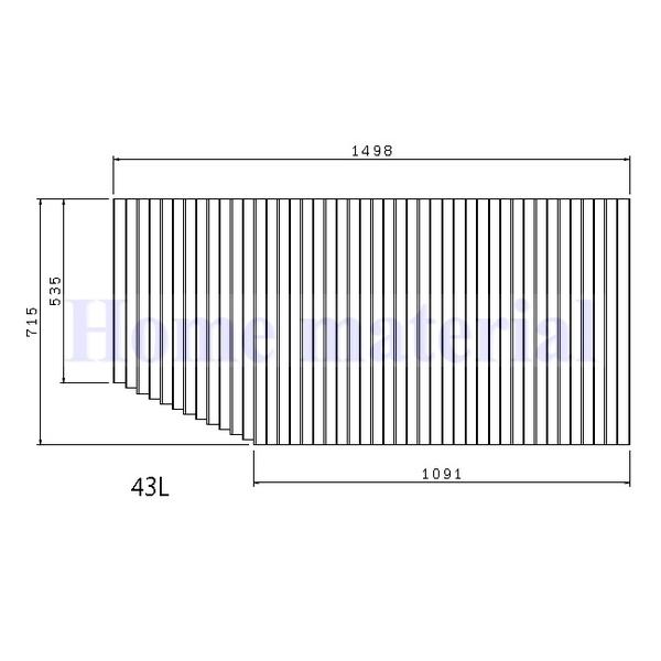 乐天商城 - 送料無料 お風呂のふた TOCLAS トクラス (旧ヤマハ） 43L （ 品番 ）B10004335 (品番変更 GB10010691 ) 巻きフタ 風呂ふた 巻きふた