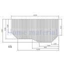 送料無料 お風呂のふた TOCLAS トクラス (旧ヤマハ) 63L ( 品番 )GFFMADW2AX (品番変更 GFFMADW2A2 )風呂ふた 巻きふた