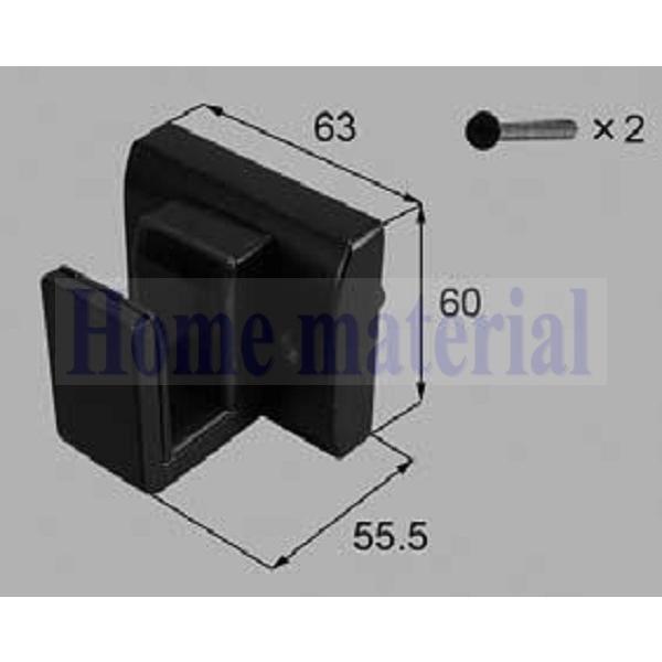 送料込み LIXIL 新日軽 エクステリア 補修部品 門扉 NA 型錠内部化粧座受側( 両開き) 8AAB0342