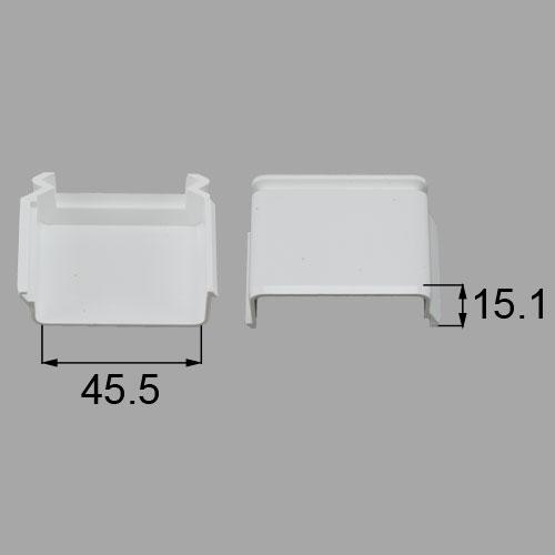 送料込み LIXIL 新日軽 エクステリア テラス・バルコニー用部品 角雨樋 ジャバラカバー H8ETC1318 1個