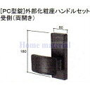 ■送料込み 新日軽 エクステリア 補修部品 門扉 PC 型錠外部化粧座ハンドルセット受側( 両開き用) S8AAB0336