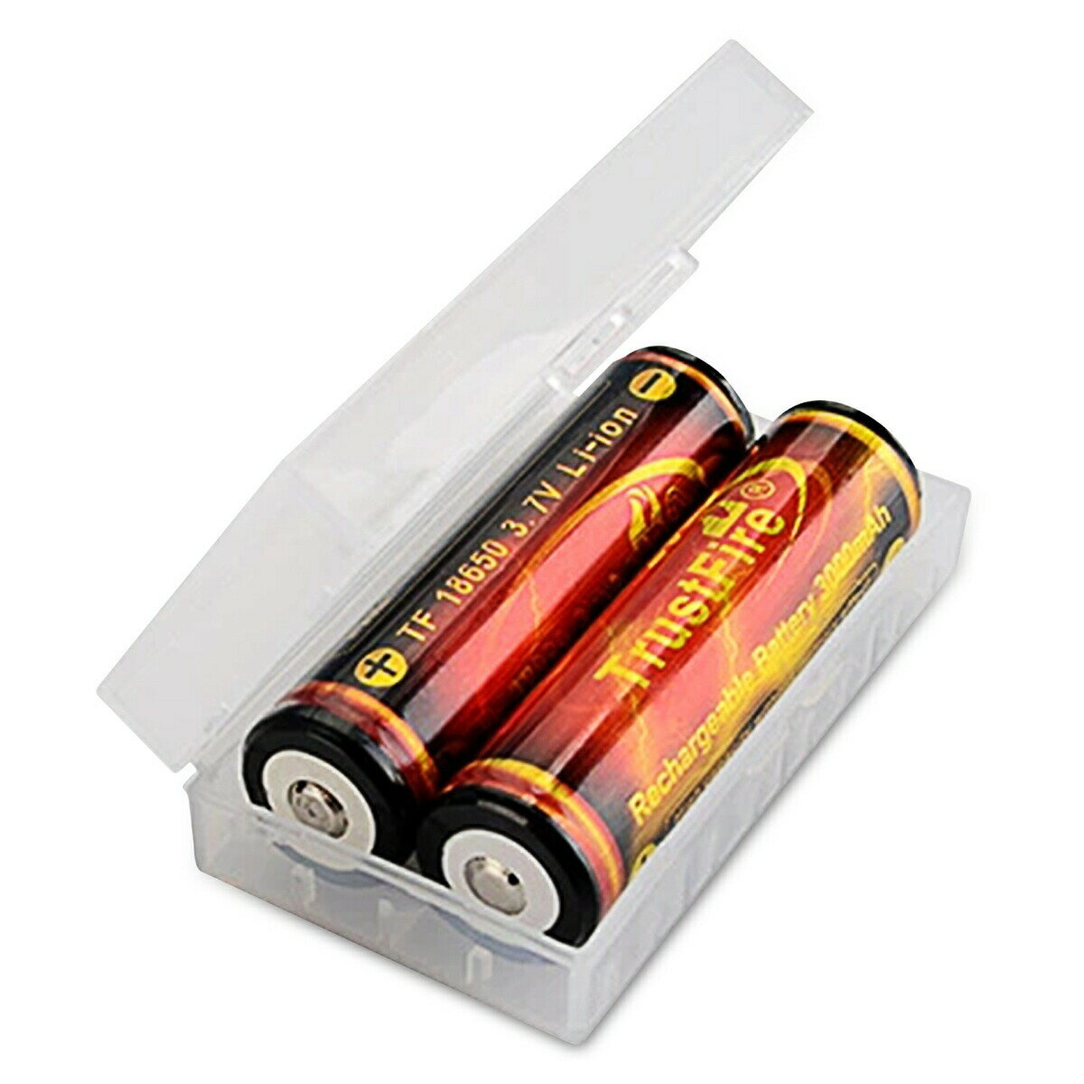 18650 ������।���� ���� ������ 3400mAh �Хåƥ꡼ ������।���� ������ 3.7V Ĺ�� 69mm �ݸ��ϩ PSE ǧ�� ˡ���Ϥ��� TrustFire �ȥ饹�ȥե����䡼 ������ �ݾ� 2�� ���å� ����� �������� Ĺ���� ����� ���� �Ÿ� ���� �ɺ� �ƥ��� ������ GS-TFB02