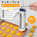 20種類 絞り出しクッキーメーカー レバーを押す クッキー型 抜き型 ケーキモールド クッキープレス 絞り器 クッキープレスキット DIY クッキーメーカーと装飾用 アルミニウム合金 生クリーム絞り器 絞り器