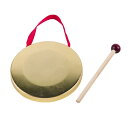 セット 打楽器週シンバル スティック 保有者 ゴングマレット キーボード チャイム 有名 gong マレット付きゴング パーティーアクセサリー 打楽器ゴング 手...
