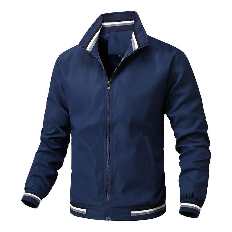 Wear - 【ブラックフライデー限定！ポイント最大12倍!本日限定！1着半額!まとめ買い2枚購入割引クーポン利用で！ 】ゴルフジャケット メンズ ゴルフウェア 撥水加工 アウター ブルゾン ウィンドブレーカー スタンドネック ジップアップ スポーツウェア 薄手 パーカー