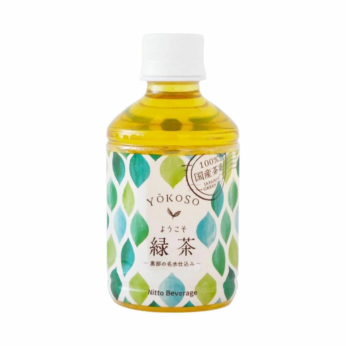 【ポイント最大12倍! 】ようこそ緑茶 280ml x 24本入り 75891