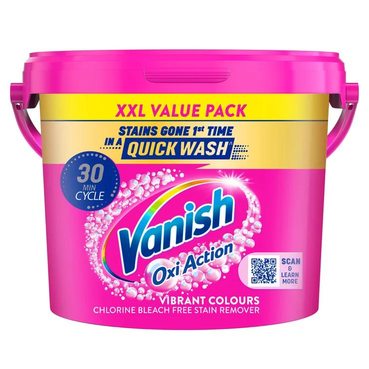 衣類の汚れ落としカテゴリーにおいて、世界No.1ブランド*のVanish　 いつもの洗濯に一杯入れるだけ 酵素のチカラで汚れを浮かせて落とす 2.4Kgの大容量でお買い得です 色物にも白色衣類にも使える、塩素不使用の漂白剤 *世界42か国ファブリックケア市場売上、2023年8月~2024年9月ニールセンデータに基づき算出
