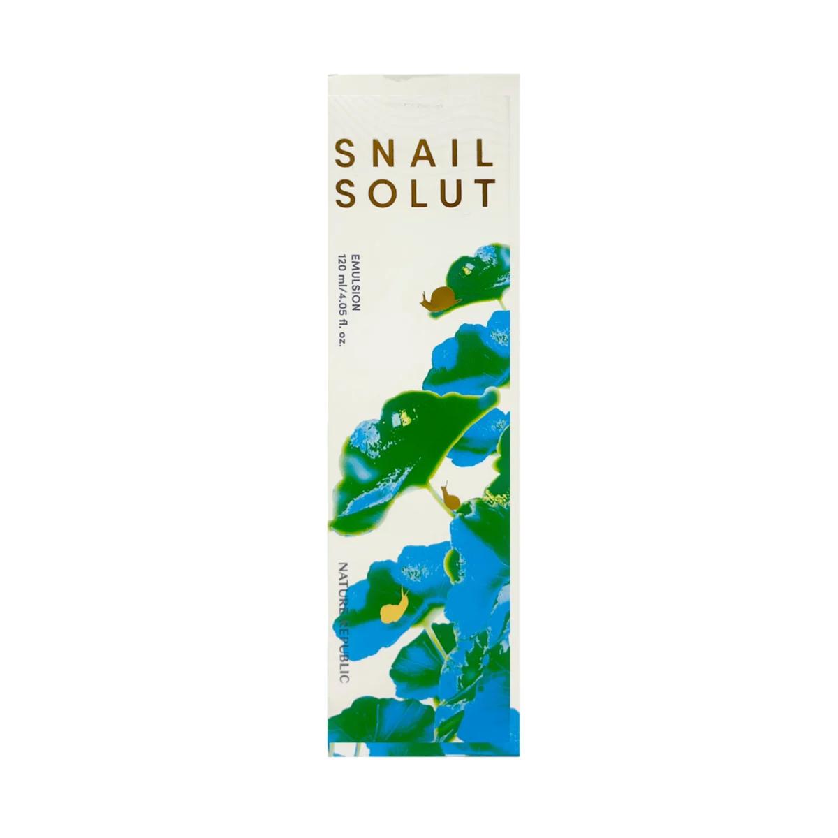 【ポイント最大12倍! 】ネイチャーリパブリック スネイルソリューション 乳液 120mL 84303