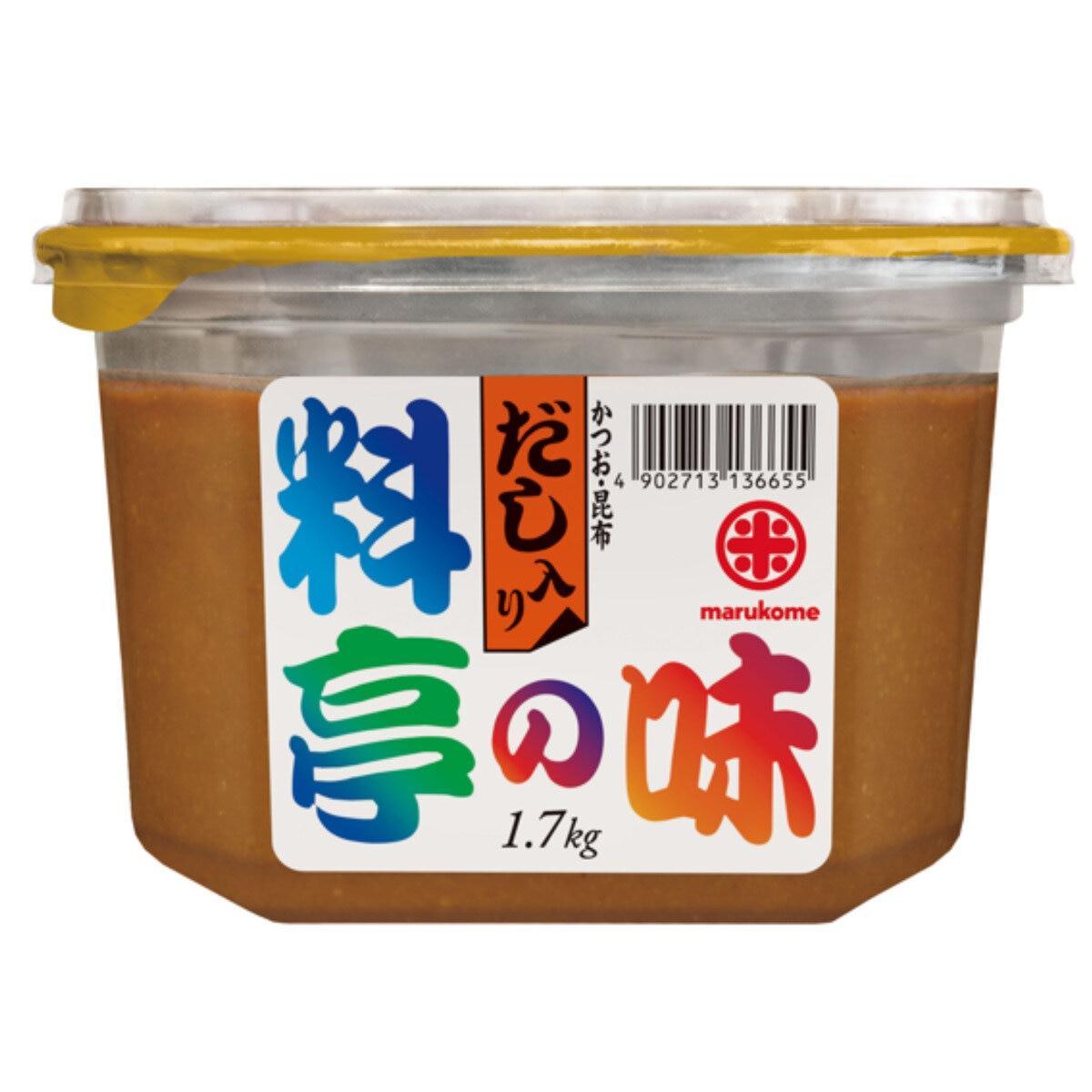 最大ポイント12倍!本日限定 マルコメ ダシイリ 料亭の味 1.7kg