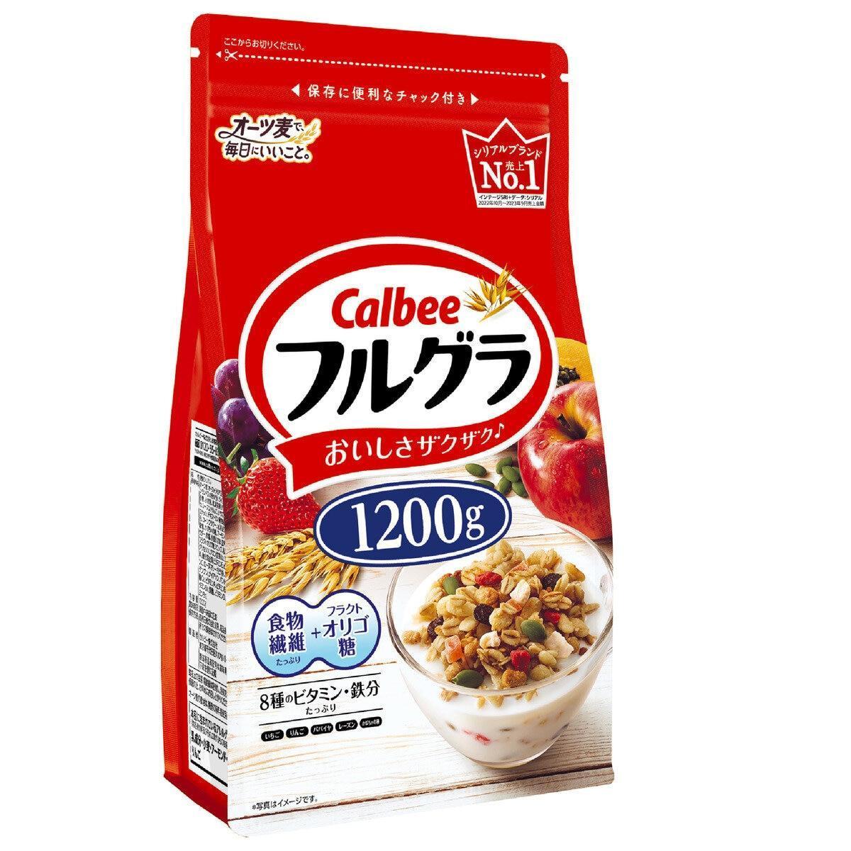 【商品の特徴】 ・グラノーラの味：プレーン ・トッピング：いちご、りんご、パパイヤ、レーズン、かぼちゃの種 ・食物繊維たっぷり＋フラクトオリゴ糖 ・大容量1.2kg ---------- オーツ麦を主原料とし、複数の穀物を香ばしく焼き上げたザクザク食感のグラノーラとフルーツの酸味と甘みがひとさじで楽しめる朝食シリアル。 食物繊維たっぷり＋オリゴ糖入り、鉄分＆8種のビタミンもたっぷり。おいしさと栄養がうれしいワンボウル朝食でここちのよい目覚めにぴったりです。 ---------- #コストコ #Costco