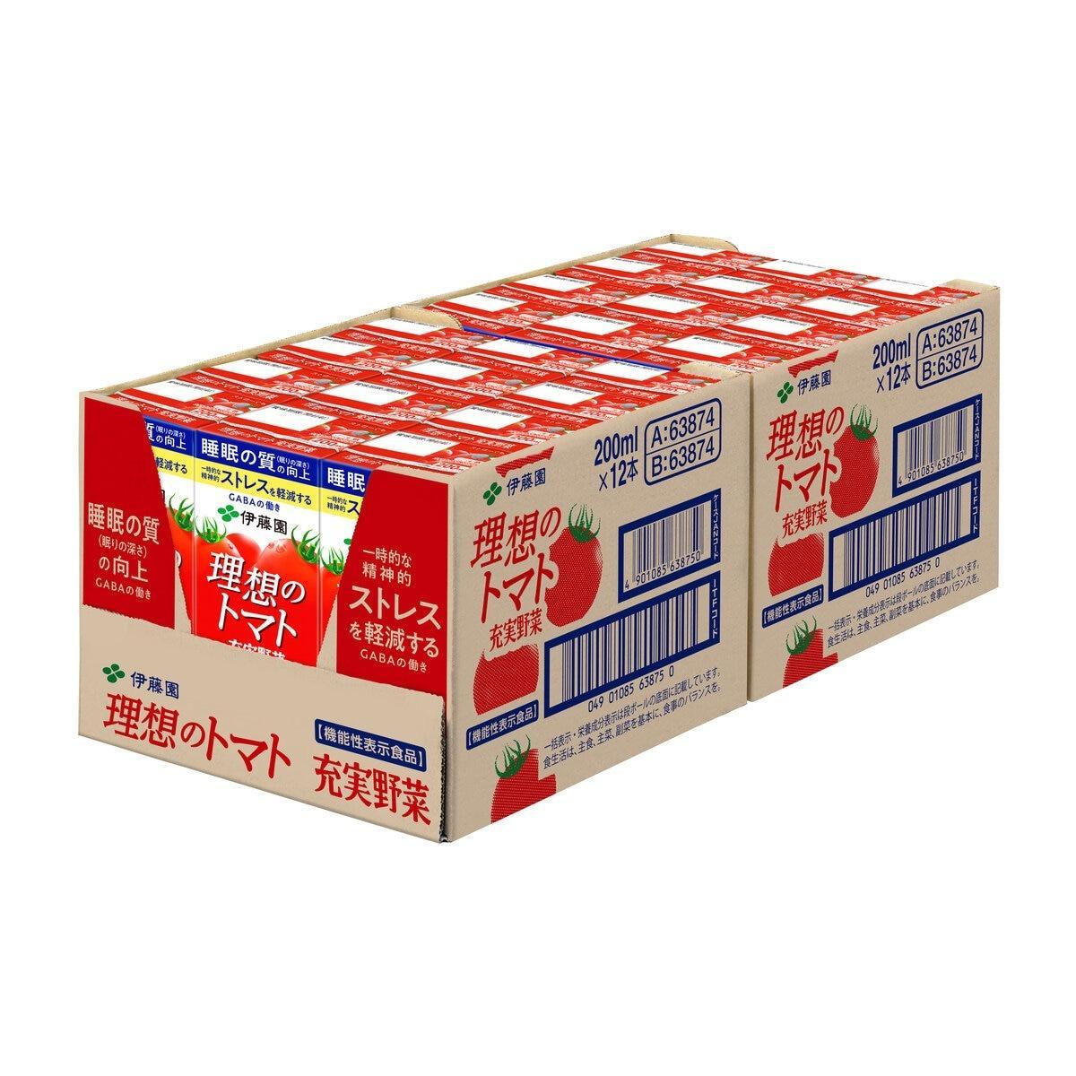 伊藤園 理想のトマト 200ml x 24本 ct568782