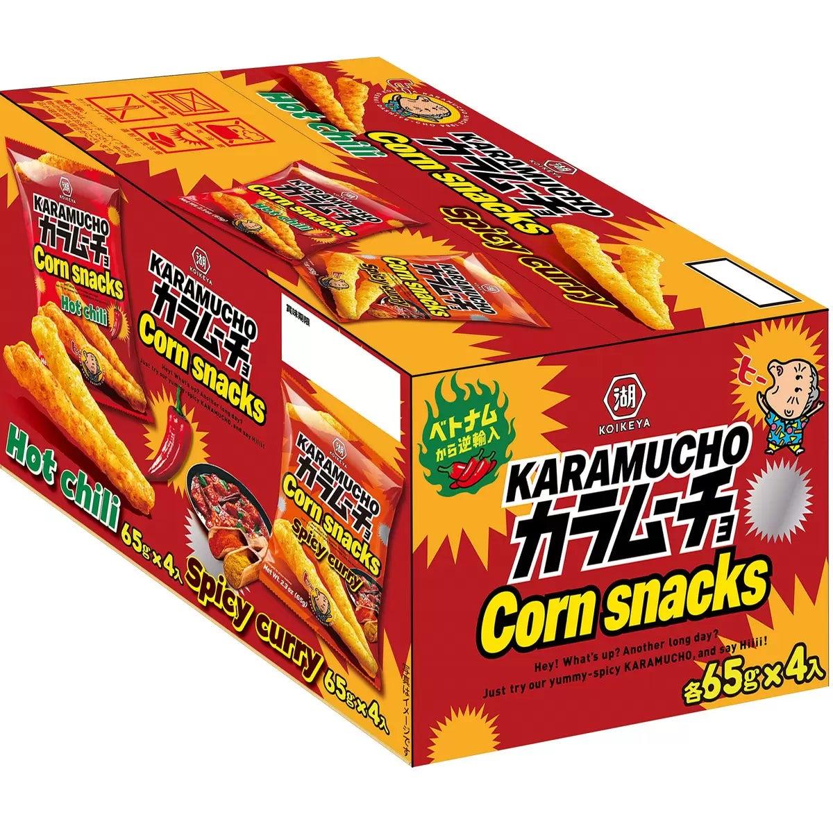 湖池屋カラムーチョコーンスナック 65g x 8袋入