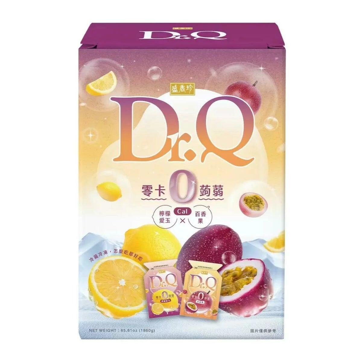 盛香珍 Dr.Q ゼロカロリー蒟蒻ゼリー パッションフルーツ ＋ レモン愛玉（オーギョーチ）1860g