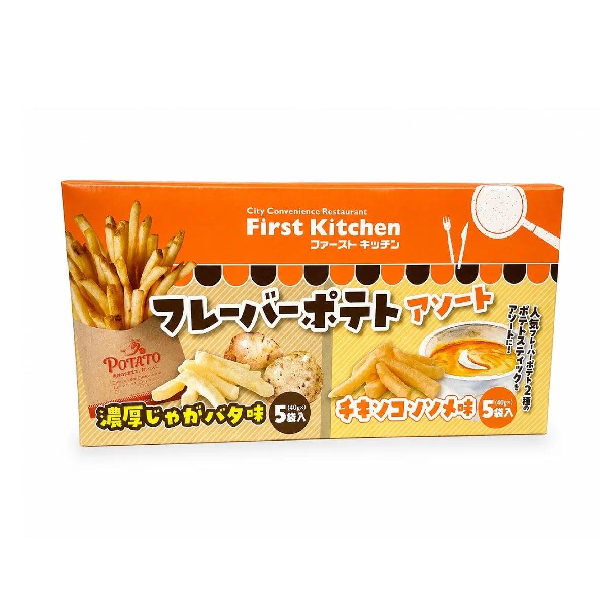 ファーストキッチン監修フレーバーポテトチキンコンソメ・濃厚じゃがバター味各5袋入り