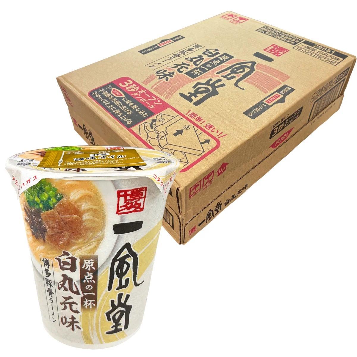 白丸12個入一風堂のカップ麺