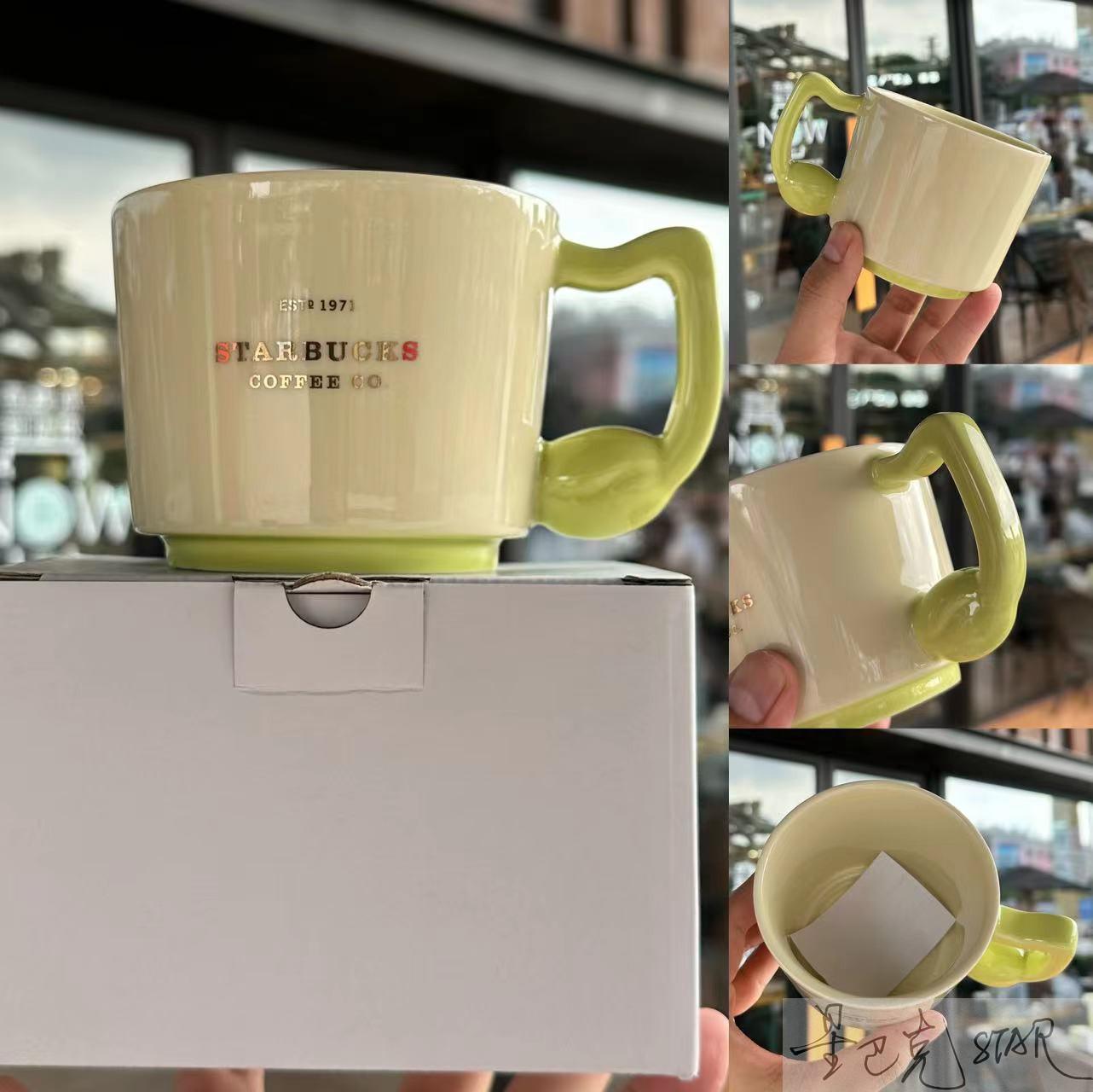 【ポイント最大12倍!お買い物マラソン！】【並行輸入品】Starbucks 290ml ハッピーノート セラミックカップ