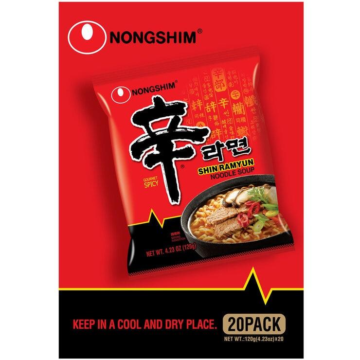 【期間限定！】農心 辛ラーメン 20袋入 NONGSHIM Shin Rahmen Noodles 20 pack ct568363