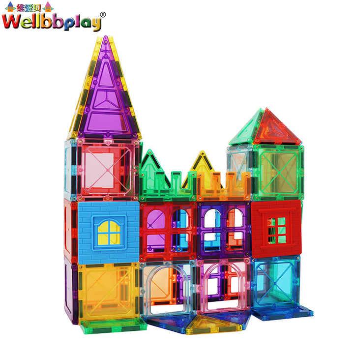 マグネットタイル ブロック 大理石 STEM教育 玩具 知育 子供用 おしゃれ プレゼント 幼児用 発達 知識アップ クリエイティブ パズルセット