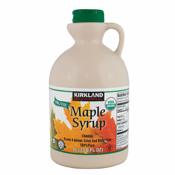 カークランドシグネチャー オーガニックメープルシロップ 1329g　Kirkland Signature Organic Maple Syrup 1329g×2SET