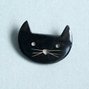 【アクシス】ブローチ ネコ ブラック a1320【BROOCH NEKO ブローチキャット ブローチ 猫 ねこ ネコ アクセサリー おしゃれ オシャレ かわいい カワイイ 可愛い】【ネコポス可】【インボイス対応】