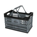 【ダルトン DULTON】フォールディング ショッピング バスケット 30L (グレー）Folding Shopping Basket Gray（v22-0505gy）折りたたみ コンテナ 買い物かご アウトドア 収納 収納BOX おもちゃ箱 ガレージ【インボイス対応】