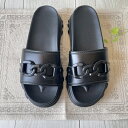 【ハルモニア】プラットフォームサンダルチェーン ブラック hm-010898 23〜24cm【レディース サンダル おしゃれ かわいい 軽量 ぺたんこ つっかけ...