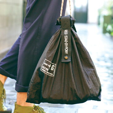 パッカブル パラシュートナイロンバッグ PACKABLE PARACHUTE NYLON BAG(packable)【おしゃれ エコバッグ 買い物袋 コンビニ袋 ビニール袋 手提げ】【ネコポス可】