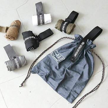 パッカブル パラシュートナイロンバッグ PACKABLE PARACHUTE NYLON BAG(packable)【おしゃれ エコバッグ 買い物袋 コンビニ袋 ビニール袋 手提げ】【ネコポス可】