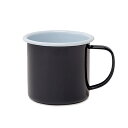 【ポッシュリビング】POMEL マグカップL チャコール 63773【キッチン雑貨 インテリアグッズ マグカップ カップ コップ マグ インテリア雑貨 シンプル ホーロー 琺瑯 】【インボイス対応】