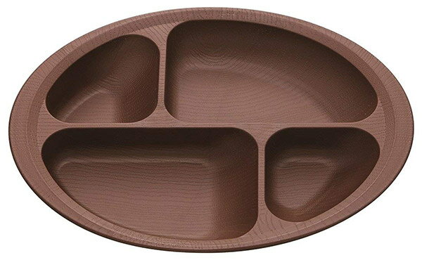 【送料無料】 スケーター 木目 すくいやすい 仕切プレート ブラウン 日本製 NLPS1