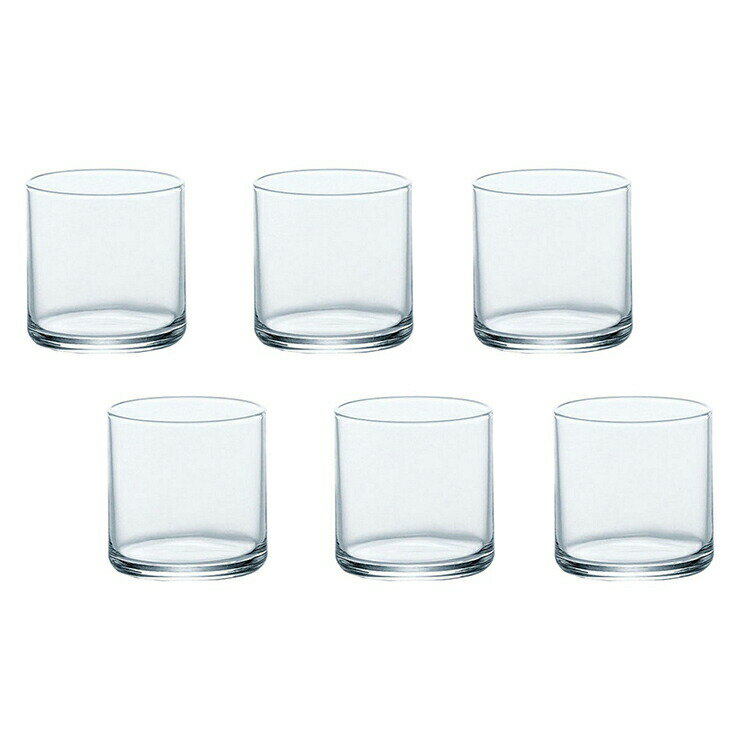 【送料無料】 東洋佐々木ガラス ウイスキーグラス ロックグラス サークル 210ml 6個入 タンブラー コッ..