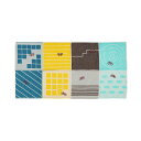【送料無料】 楠橋紋織 ハッカチーフ 自転車 ブルー&イエロー 約25×50cm (A-66767-85-B9) 【メール便】(4)