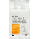 【送料無料】 ハウスホールドジャパン レジ袋 東西日本 45号 半透明 厚さ0.017mm TB-45 100枚入 ( エコバッグ ゴミ袋 ごみ袋 大きめ 大きい 大 大きいサイズ 吊り下げ )