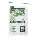 【送料無料】 ハウスホールドジャパン チャック付きポリ袋 0.04mm厚 100枚入 透明 約17×24cm CH4 ( A5 チャック付き ジップ付き チャッ...