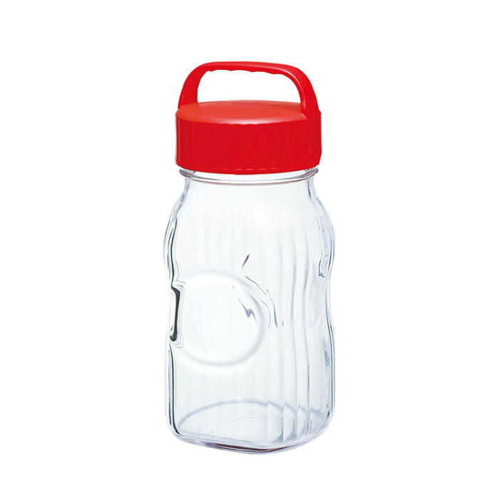 東洋佐々木ガラス 漬け上手 小出し用ポット クリア 日本製 1500ml I-77860-R-A-JAN （ 保存容器 漬物容器 1.5L 梅酒 果実酒 ジュース 梅 梅干し らっきょう 漬け物 お酒 ピクルス 瓶 ビン 容器 保存 取っ手付き 持ち手 ）