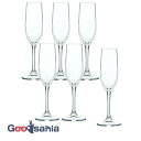 【送料無料】 東洋佐々木ガラス シャンパングラス レセプション フルートシャンパン 170ml 6個セット 日本製 食洗機対応 割れにくい グラス シャンパン ...