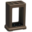 【送料無料】 小原産業 傘立て 長方形6本 ブラウン 約29×21.9×14.4cm UB-265
