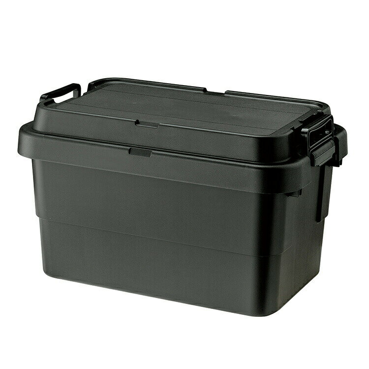 【送料無料】 リス アウトドア 収納ボックス スタッキング トランクカーゴ TC-50S ブラック GHON108