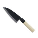 【送料無料】 ファインクラフト 出刃包丁 土佐一 おばあちゃんの包丁 黒打出刃150mm