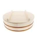 【送料無料】 立花容器 寿司桶 プラスチックタガ 蓋付 飯台 日本製 約36cm ( 蓋付き 寿司 酢飯 手巻き寿司 赤飯 シャリ イベント 行事 節句 ひな祭り 正月 )
