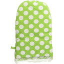 【送料無料】 セール 池村商会 ミトン ウィッチ 水玉 ドット グリーン 15×24cm