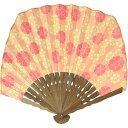 【送料無料】 セール 新京清堂 扇子 紙 四角 女性用 うら梅 トキ/ベージュ