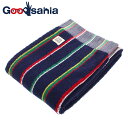 【送料無料】 田中産業 今治タオル バスタオル STRIPE HOLIC 日本製 ネイビー 約60×120cm ( 今治 日本製 綿 大判 大きい 柔らかい おしゃれ かわいい 吸水 パイル 女性 男性 子供 )
